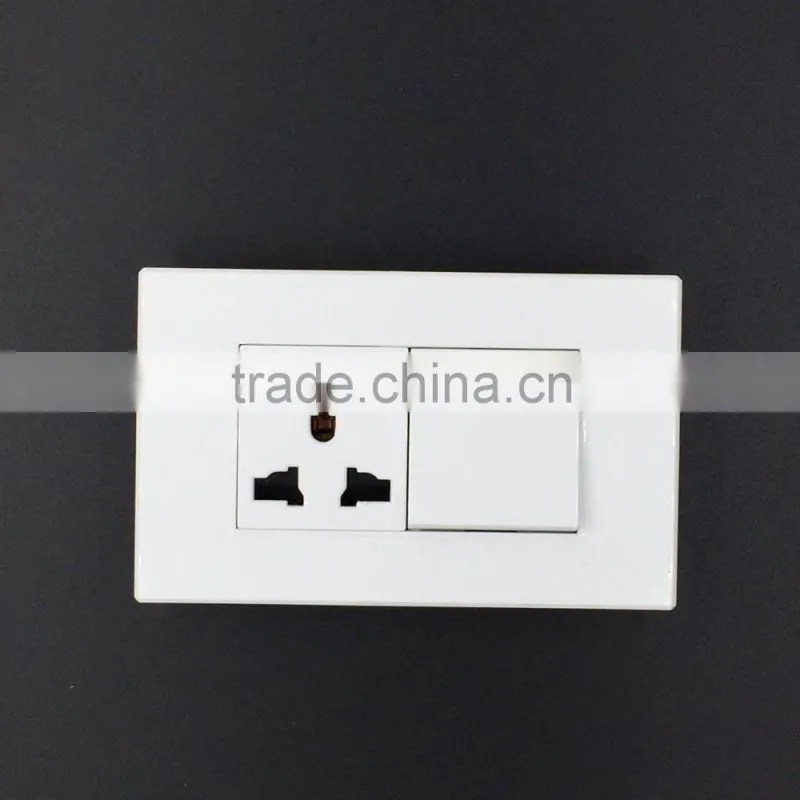 Factory wholesale power 13a multi and 1 gang control home wall sockets