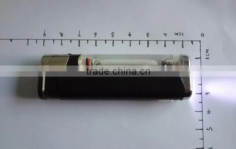 cheap plastic electronic lighter with led, torch lighter good quality hot sale