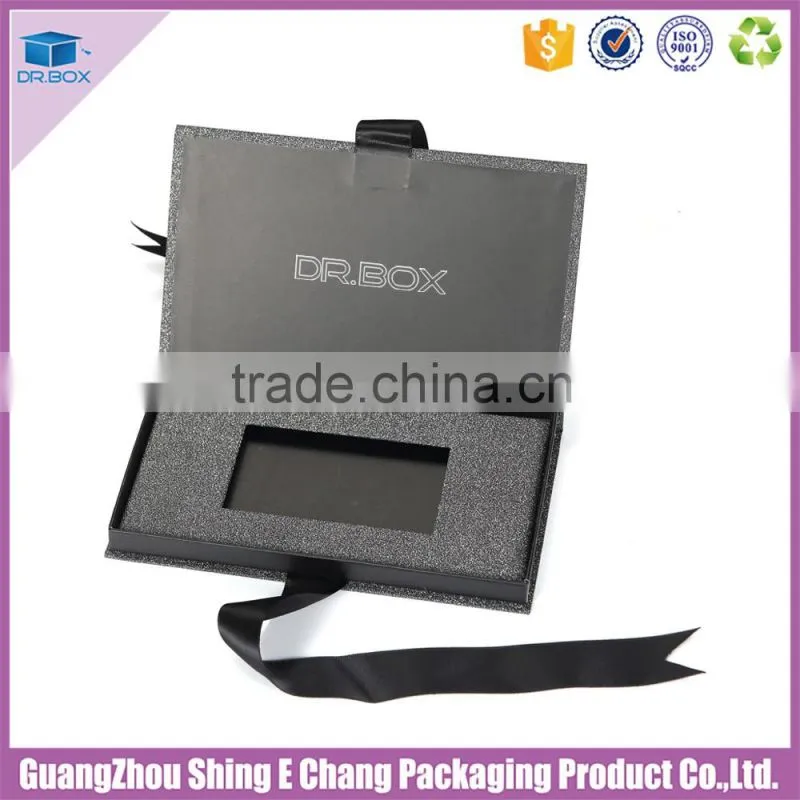 Elegant custom cardboard gift card box made in china