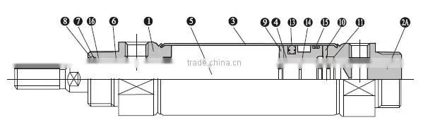 Dia. 20~40 Stainless steel mini cylinder