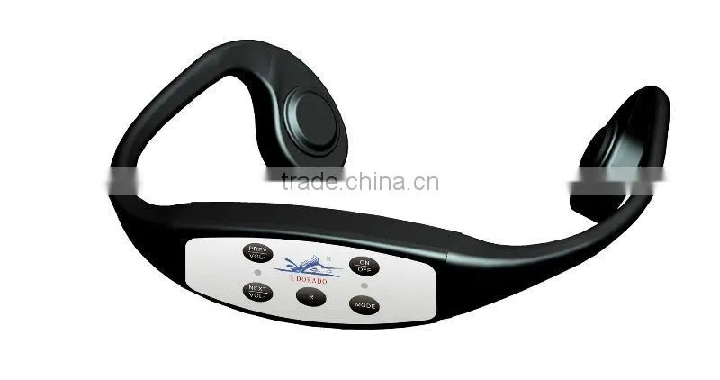 2012 new design waterproof mp3 Bone conduction
