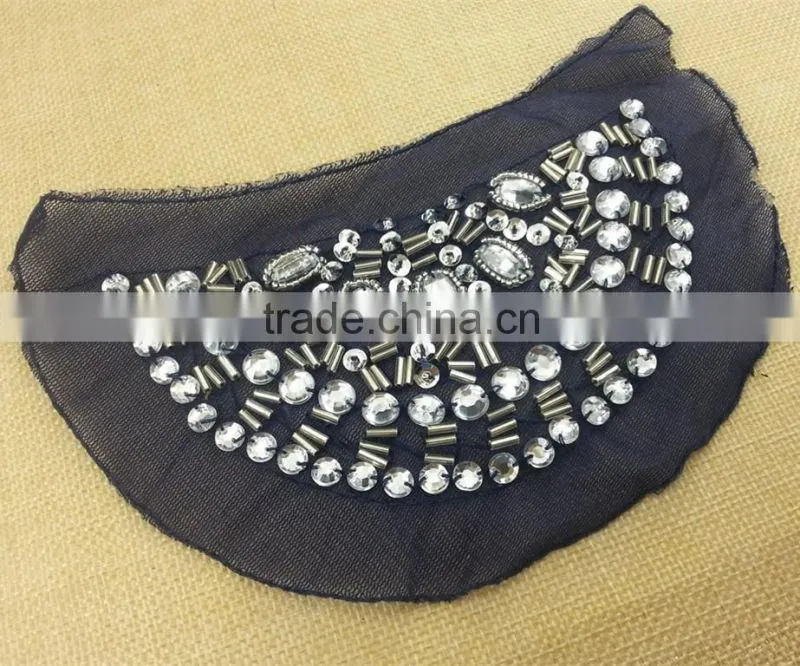 New Arrive Handmade Beaded Applique For Shoulder -- M113