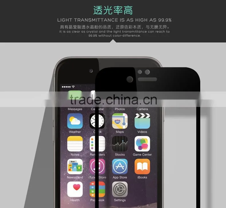 ROCK Anti-oil Tempered Glass Screen Protector For iPhone 6/6s 4.7 Anti Blue Light Full Screen Protective Film 0.23mm MT-4865