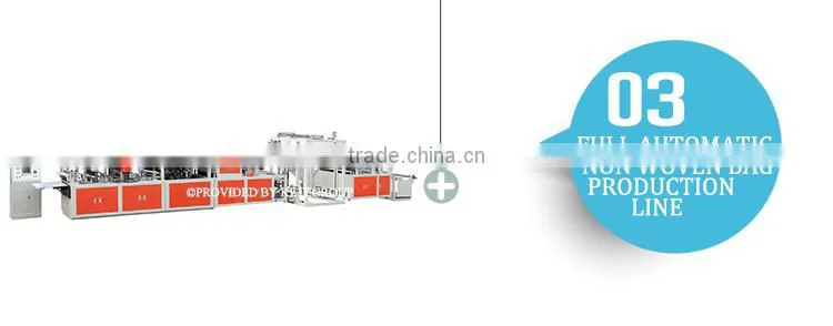 High Quality Carry Shopping Non woven bag making machine price