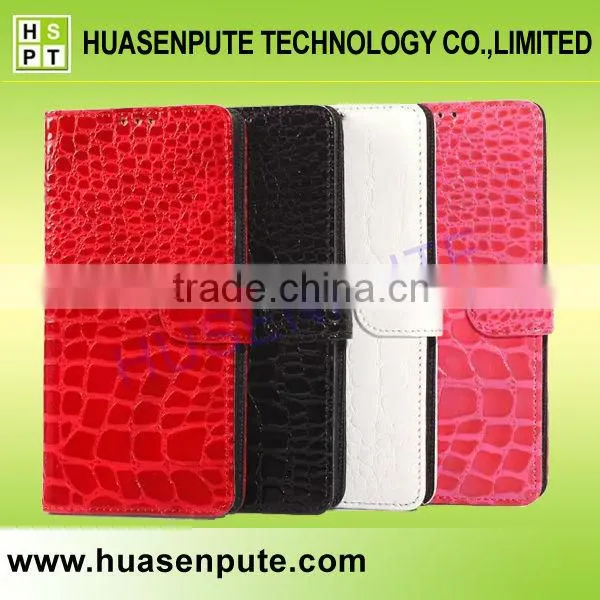 Luxury Crocodile Leather Flip Magnetic Case Cover for Samsung Note4 Series