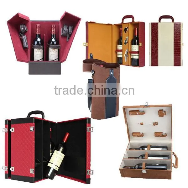 Top Grade Unique Design Handmade wine holder leather