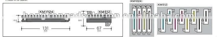 Konica Minolta 1024 KM 1024 LN 42 pcl print head