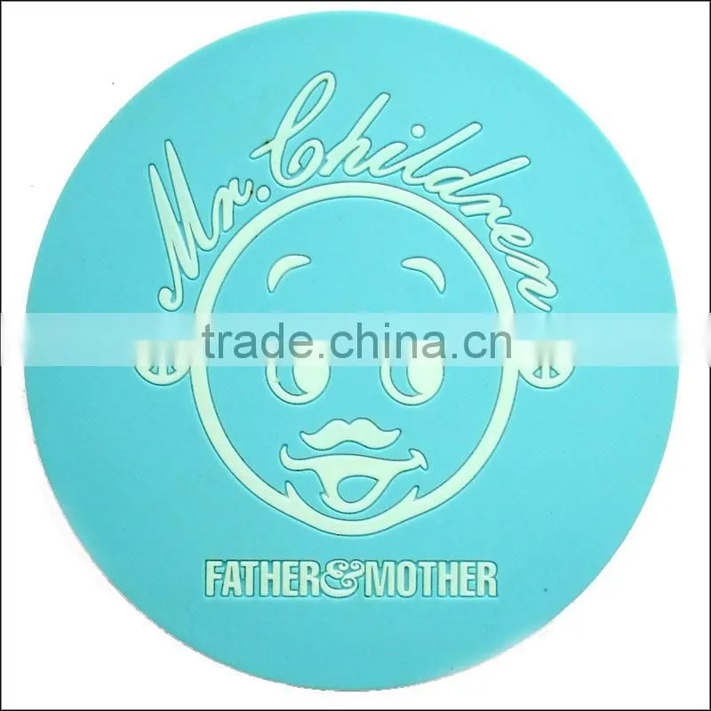 Eco-friendly atbc-pvc infuser coaster / tea cup coaster