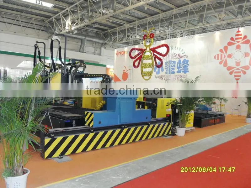 HONEYBEE heavy duty plate shape CNC flame plasma cutting machine