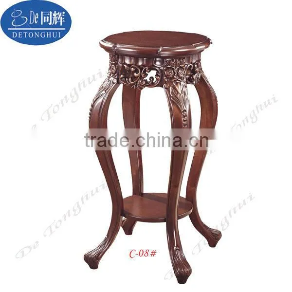 fashion living room furniture solid wood flower shelf C-08#