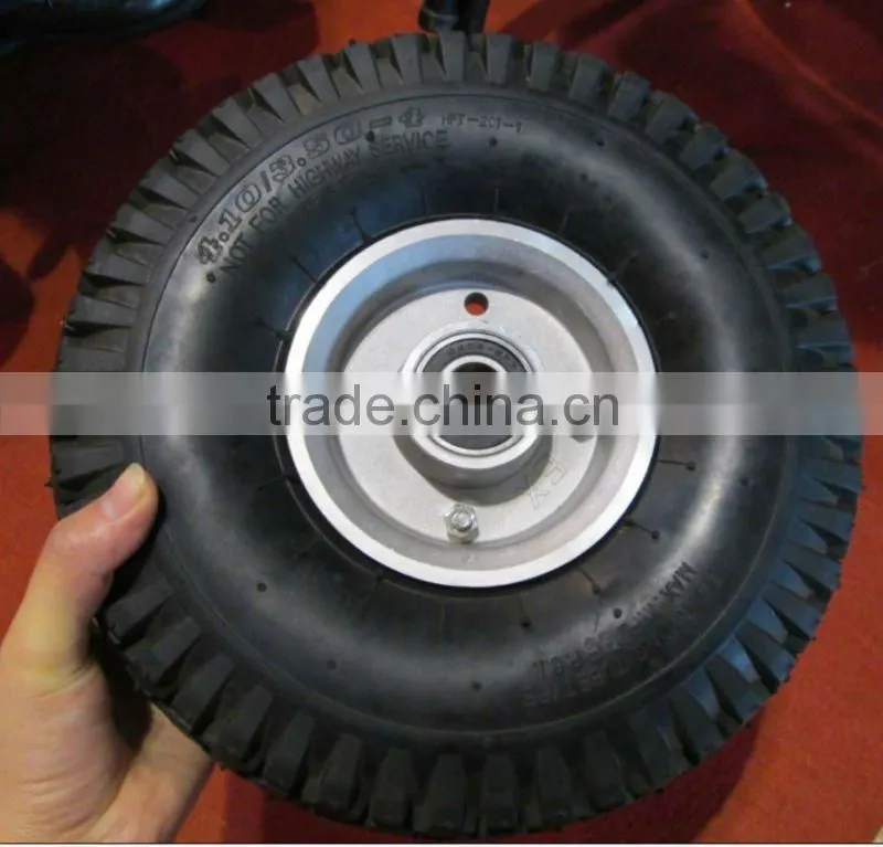High Quality manufacturer pneumatic rubber tyre 4.10/3.50 x 4 pneumatic wheel