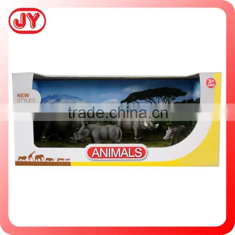 Wholesale PVC animal toy set for kids Zebra