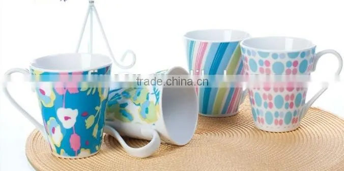 flower ceramic cup and saucer,porcelain coffee&tea