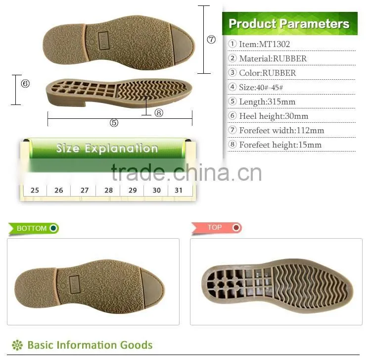 Men formal shoes boots sole rubber sole