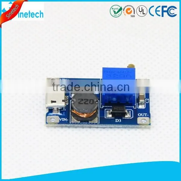 2A booster board DC-DC boost module input wide voltage 2-24V to 5/9/12/24V adjustable 2577