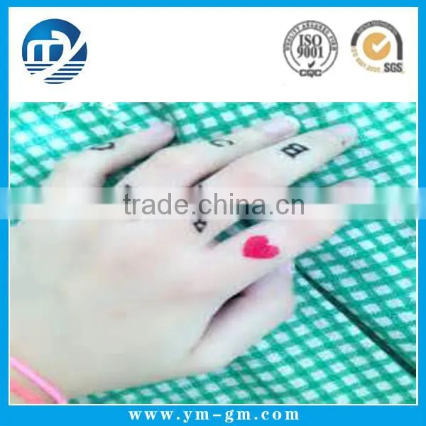 Custom temporary tattoo sticker for hand
