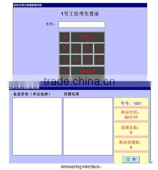 Vocational training equipment,electrical lab equipment,XK-DT201 AC-DC Motor and Motor Control Training Equipment