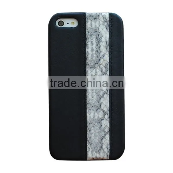Real leather cover decorative case for ip5s