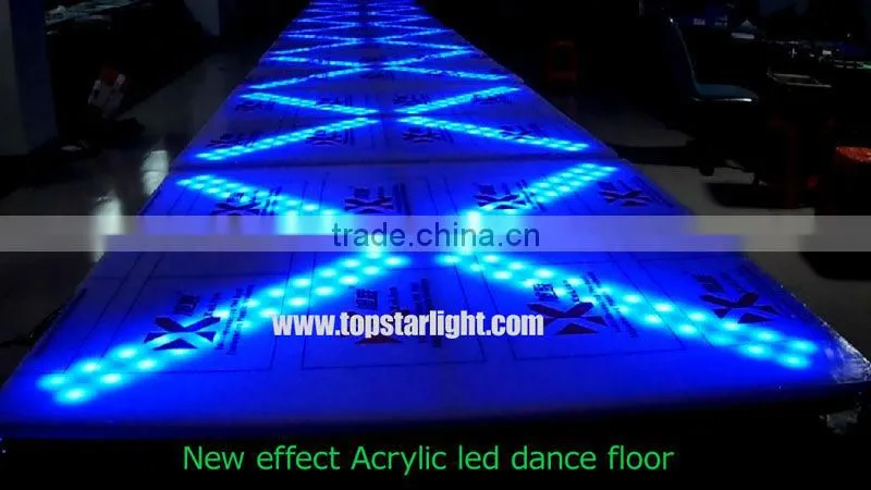 hot sale:New effect led acrylic dance floor/led lights floor mounted