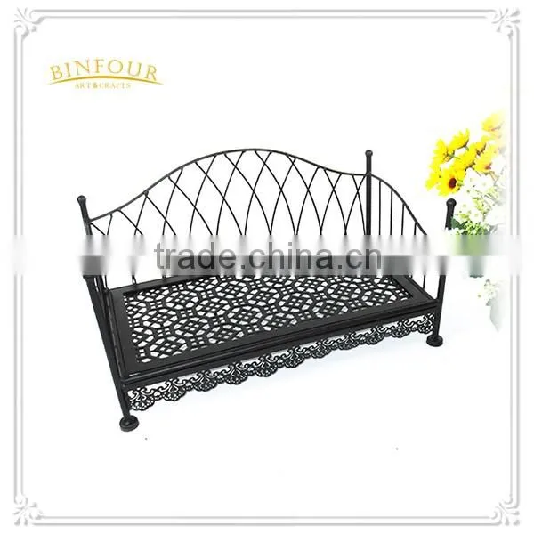 classic outdoor furniture metal double rocking chair