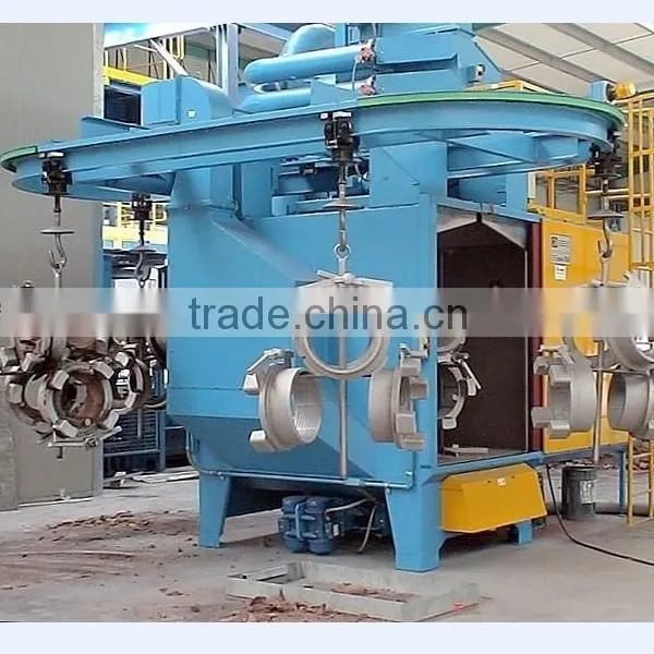 1 high quality hanger type sandblasting machine