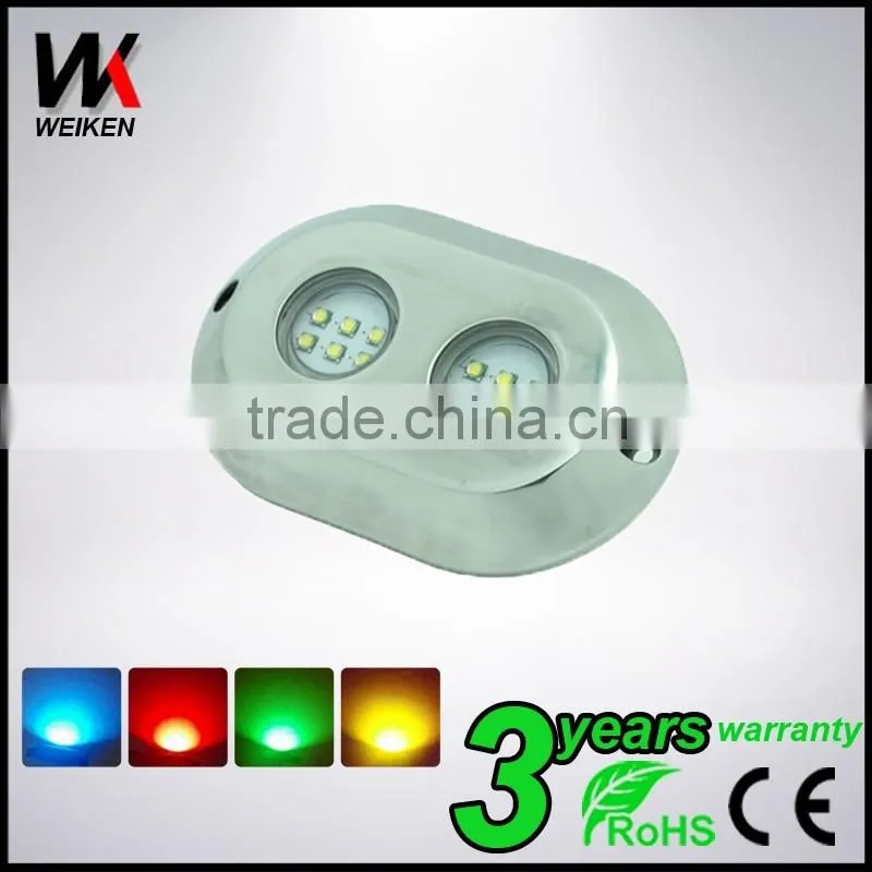 Stainless Steel IP68 12v Submersible underwater led navigation lights
