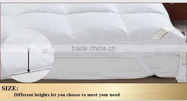 Hotel down filling mattress pad