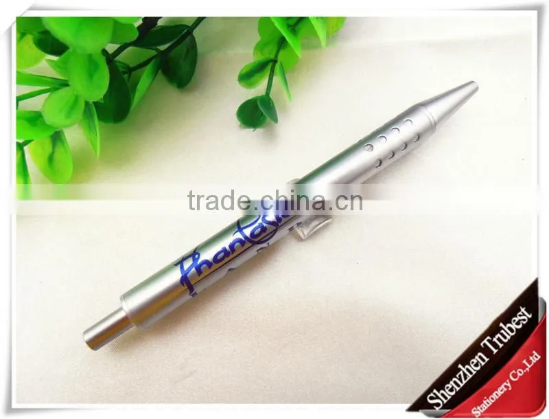 Metal ball pen , Retractable Roller ball pen