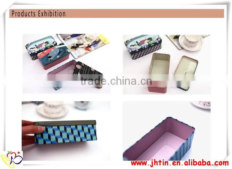 small rectangular colorful tin box alibaba factory