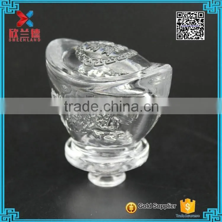 2016 new products 15ml ingot shaped glass wine liquor bottle for sale