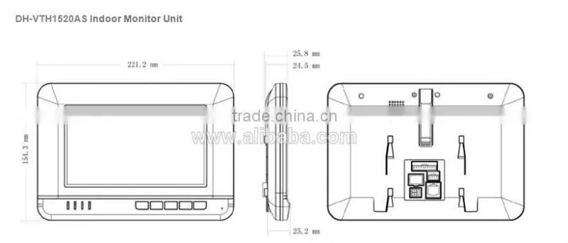 Dahua video intercom system,Support SD card storage,Support bidirectional talk