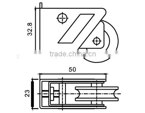 Window Accessory,Sliding Window Roller,Single Wheel