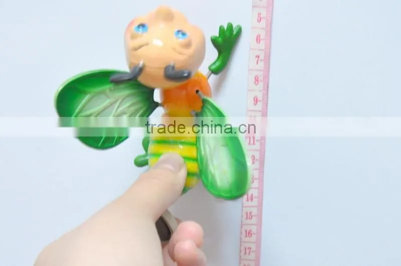 4 inch Plastic Novelty Decorative Bee Fridge Magnet