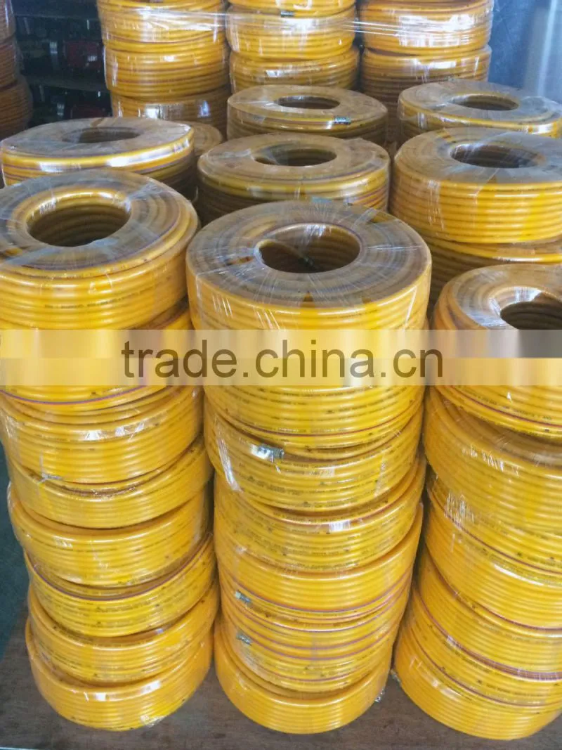 PVC three poly two thread colorful high-pressure sprayer hose