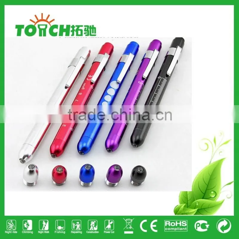 promotion Doctor Pen Light Mini Aluminum alloy led flashlight Mini Portable emergency Light waterproof flashlight TL-2005
