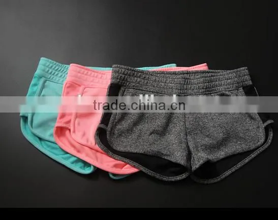 Cationic Fabric Color Contrast Sports Shorts,sportswear