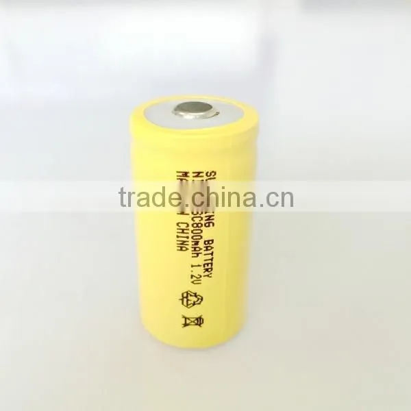 1.2v ni-cd sc 800mah rechargeable battery