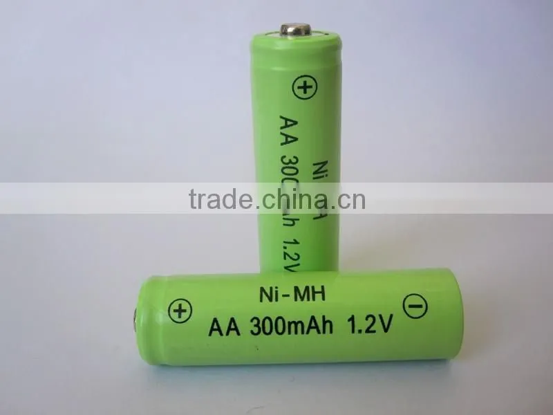 sunrising 1.2v NI-MH AA300mAh rechargeable battery