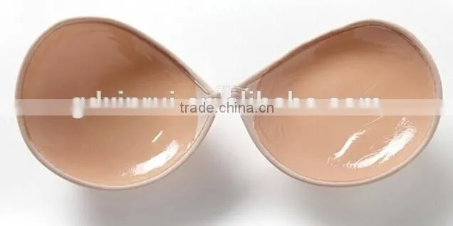 Wireless push up strapless Nude Piped sponge silicone adhesive bra