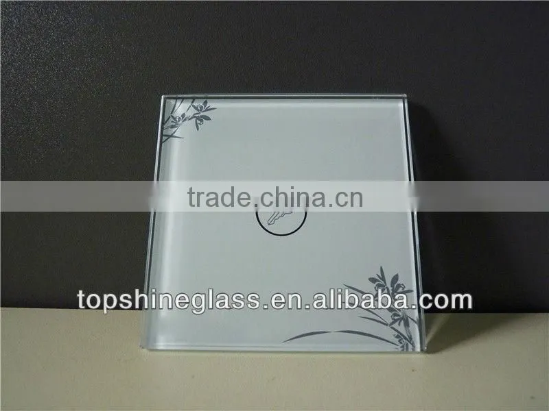 switch panel glass supplier with AS/NZS2208:1996,BS6206,EN12150