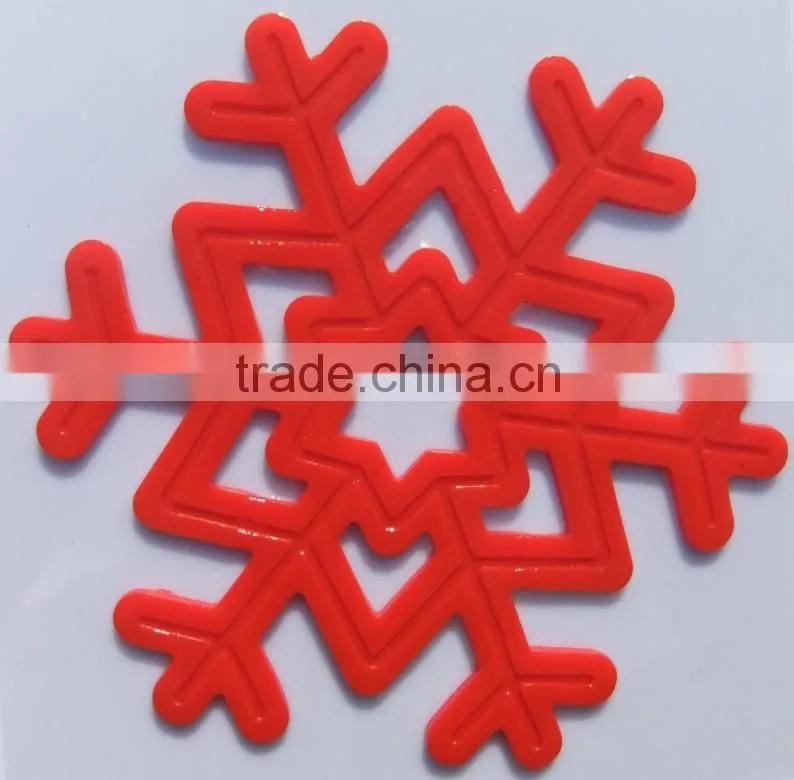 Christmas removable jelly window sticker