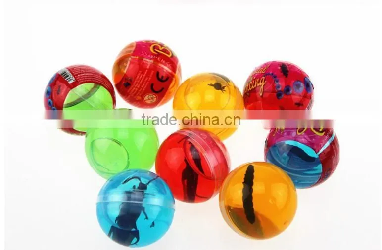Crystal putty bouncing ball plastic bola cristal saltarina pelota capsule in vending Machine