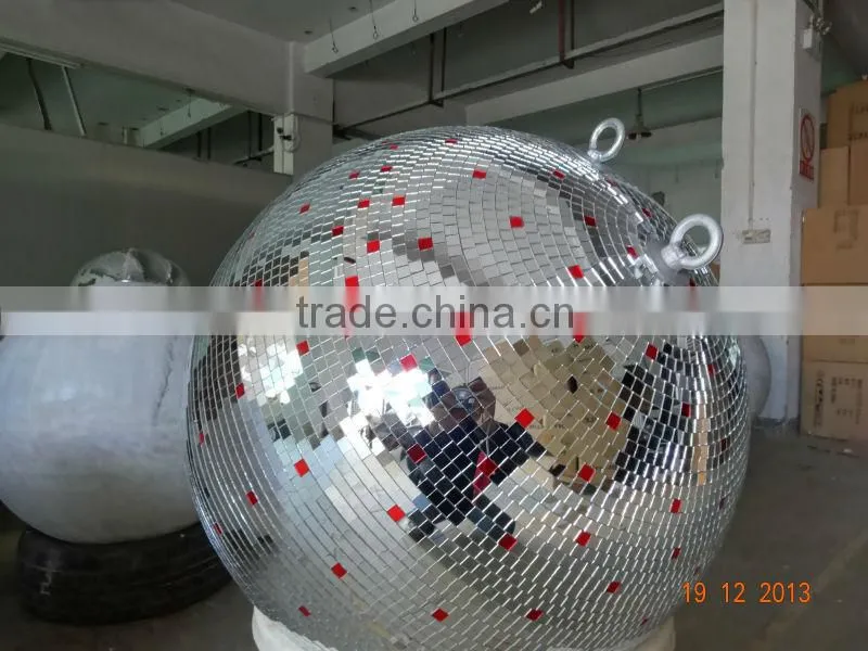 Gold mirror ball 75cm 30inch size rotating mirror ball With Fiberglass core