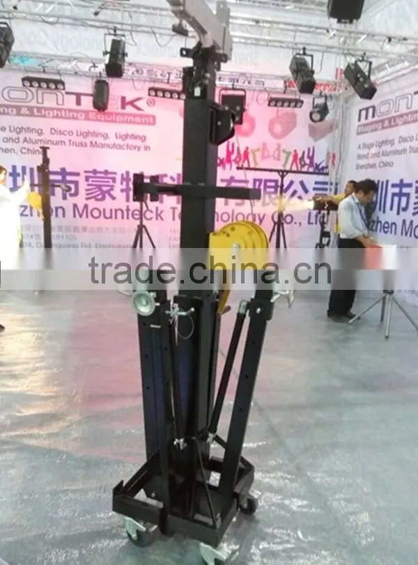200kg steel heavy duty dj aluminum moving head line array tower truss lift tower/elevator tower