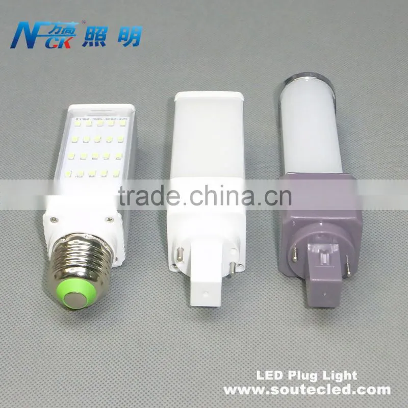 Hot sale indoor smd plug led lamp 7watt led plug light promotion led plug light G24d