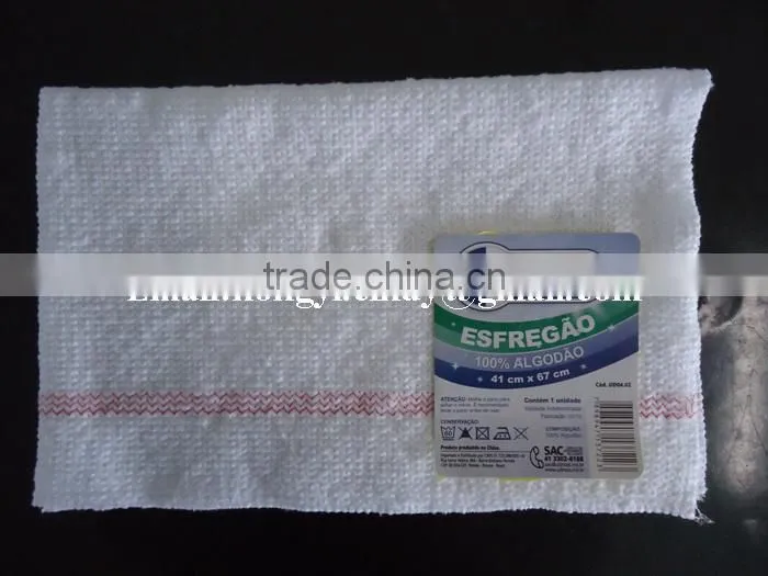Woven Technics and 100% Cotton Material floor cleaning cloth