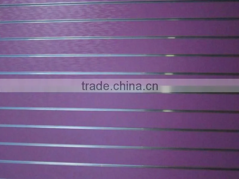Wall decorative plywood,Melamine slot wall board MDF,laminated slotted board for furniture