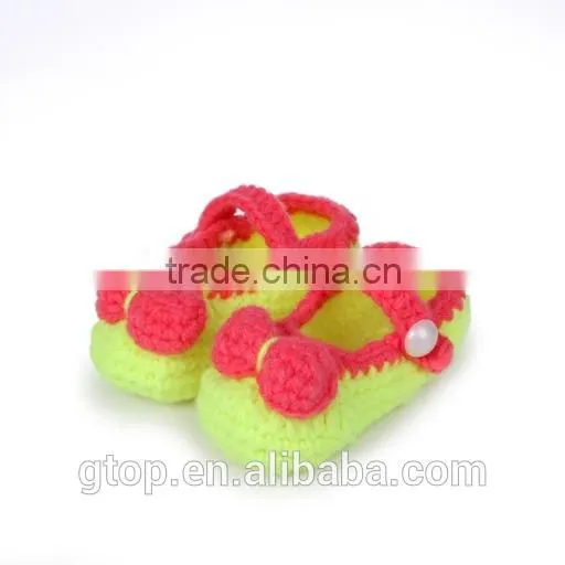 Wholesale Baby Handmade Crochet Shoes Supplier for 1-10 months old S-0010