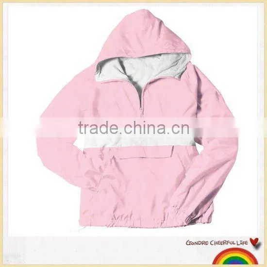 Outdoor water-resistant sport pullover jacket
