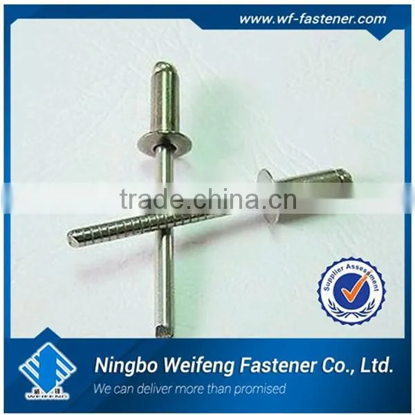 Supply all kinds of fastener products anodized blind rivets made in china hardware fastener zhejiang manufacturer
